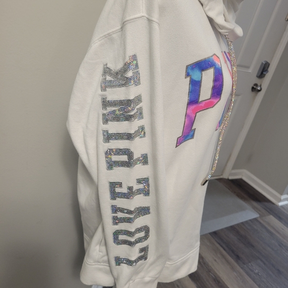 VS PINK BLING WATERCOLOR HOODIE - Picture 7 of 10